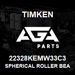 22328KEMW33C3 Timken SPHERICAL ROLLER BEARINGS - BRASS CAGE | AGA Parts