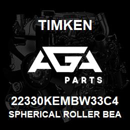 22330KEMBW33C4 Timken SPHERICAL ROLLER BEARINGS - BRASS CAGE | AGA Parts