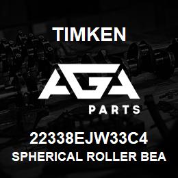 22338EJW33C4 Timken SPHERICAL ROLLER BEARINGS - STEEL CAGE | AGA Parts