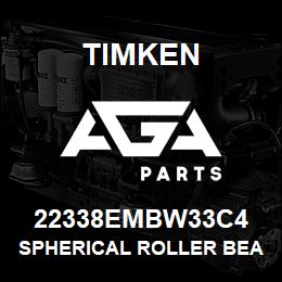 22338EMBW33C4 Timken SPHERICAL ROLLER BEARINGS - BRASS CAGE | AGA Parts