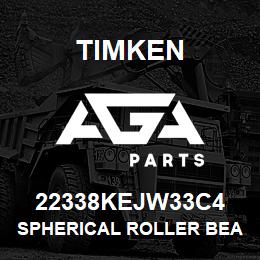 22338KEJW33C4 Timken SPHERICAL ROLLER BEARINGS - STEEL CAGE | AGA Parts