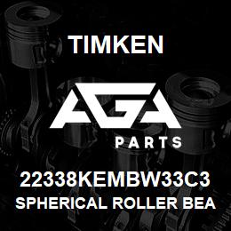 22338KEMBW33C3 Timken SPHERICAL ROLLER BEARINGS - BRASS CAGE | AGA Parts