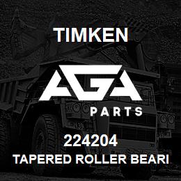 224204 Timken TAPERED ROLLER BEARINGS - SINGLE CUPS - IMPERIAL | AGA Parts