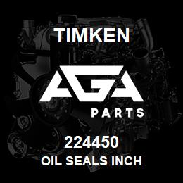 224450 Timken OIL SEALS INCH | AGA Parts