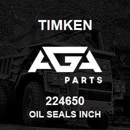 224650 Timken OIL SEALS INCH | AGA Parts