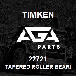 22721 Timken TAPERED ROLLER BEARINGS - SINGLE CUPS - IMPERIAL | AGA Parts