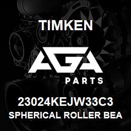 23024KEJW33C3 Timken SPHERICAL ROLLER BEARINGS - STEEL CAGE | AGA Parts