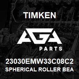 23030EMW33C08C2 Timken SPHERICAL ROLLER BEARINGS - BRASS CAGE | AGA Parts