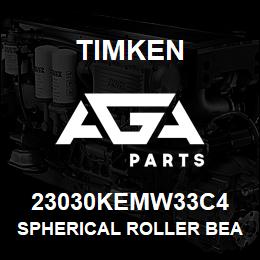 23030KEMW33C4 Timken SPHERICAL ROLLER BEARINGS - BRASS CAGE | AGA Parts