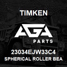 23034EJW33C4 Timken SPHERICAL ROLLER BEARINGS - STEEL CAGE | AGA Parts