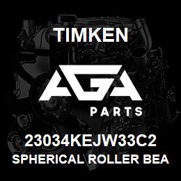 23034KEJW33C2 Timken SPHERICAL ROLLER BEARINGS - STEEL CAGE | AGA Parts