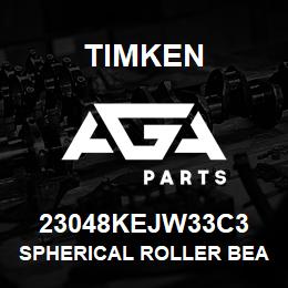 23048KEJW33C3 Timken SPHERICAL ROLLER BEARINGS - STEEL CAGE | AGA Parts