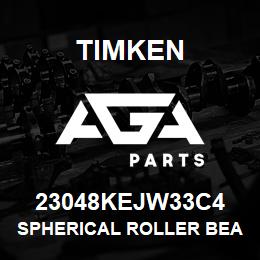 23048KEJW33C4 Timken SPHERICAL ROLLER BEARINGS - STEEL CAGE | AGA Parts