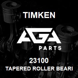 23100 Timken TAPERED ROLLER BEARINGS - SINGLE CONES - IMPERIAL | AGA Parts