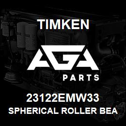 23122EMW33 Timken SPHERICAL ROLLER BEARINGS - BRASS CAGE | AGA Parts