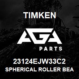 23124EJW33C2 Timken SPHERICAL ROLLER BEARINGS - STEEL CAGE | AGA Parts