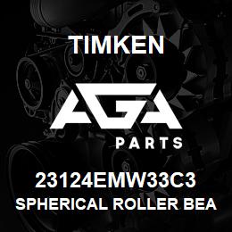 23124EMW33C3 Timken SPHERICAL ROLLER BEARINGS - BRASS CAGE | AGA Parts