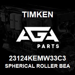 23124KEMW33C3 Timken SPHERICAL ROLLER BEARINGS - BRASS CAGE | AGA Parts