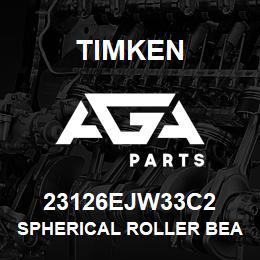 23126EJW33C2 Timken SPHERICAL ROLLER BEARINGS - STEEL CAGE | AGA Parts