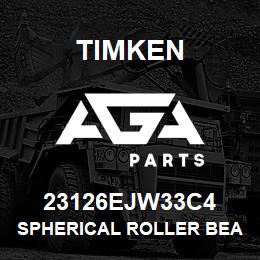 23126EJW33C4 Timken SPHERICAL ROLLER BEARINGS - STEEL CAGE | AGA Parts