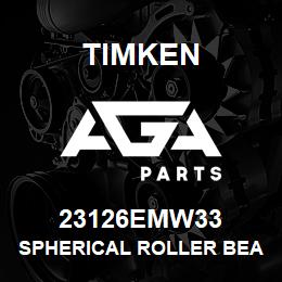 23126EMW33 Timken SPHERICAL ROLLER BEARINGS - BRASS CAGE | AGA Parts