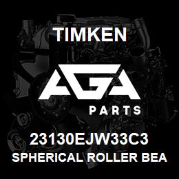 23130EJW33C3 Timken SPHERICAL ROLLER BEARINGS - STEEL CAGE | AGA Parts