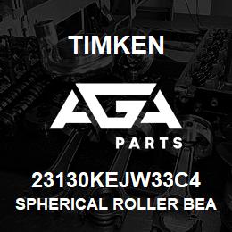 23130KEJW33C4 Timken SPHERICAL ROLLER BEARINGS - STEEL CAGE | AGA Parts