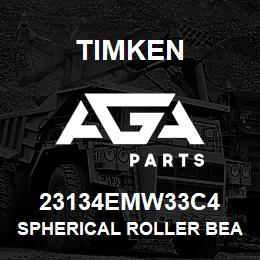 23134EMW33C4 Timken SPHERICAL ROLLER BEARINGS - BRASS CAGE | AGA Parts