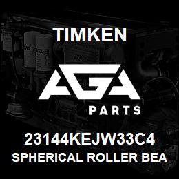 23144KEJW33C4 Timken SPHERICAL ROLLER BEARINGS - STEEL CAGE | AGA Parts