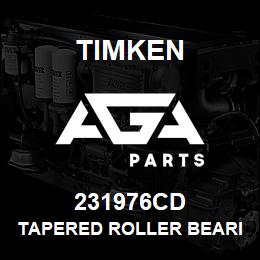 231976CD Timken TAPERED ROLLER BEARINGS - DOUBLE TAPERED CUP - IMPERIAL | AGA Parts