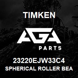 23220EJW33C4 Timken SPHERICAL ROLLER BEARINGS - STEEL CAGE | AGA Parts