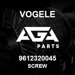 9612320045 Vogele SCREW | AGA Parts