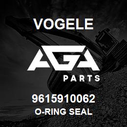 9615910062 Vogele O-RING SEAL | AGA Parts