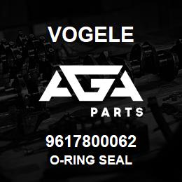 9617800062 Vogele O-RING SEAL | AGA Parts