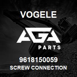 9618150059 Vogele SCREW CONNECTION | AGA Parts