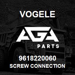 9618220060 Vogele SCREW CONNECTION | AGA Parts