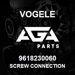 9618230060 Vogele SCREW CONNECTION | AGA Parts