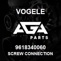 9618340060 Vogele SCREW CONNECTION | AGA Parts