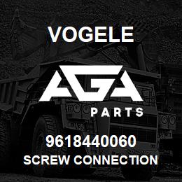 9618440060 Vogele SCREW CONNECTION | AGA Parts