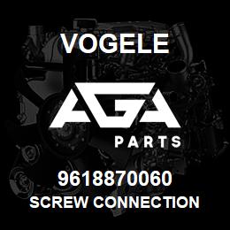 9618870060 Vogele SCREW CONNECTION | AGA Parts