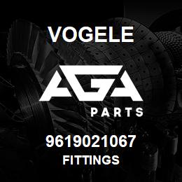 9619021067 Vogele FITTINGS | AGA Parts