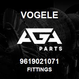 9619021071 Vogele FITTINGS | AGA Parts