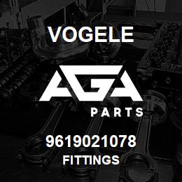 9619021078 Vogele FITTINGS | AGA Parts