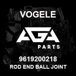 9619200218 Vogele ROD END BALL JOINT | AGA Parts