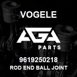 9619250218 Vogele ROD END BALL JOINT | AGA Parts