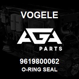 9619800062 Vogele O-RING SEAL | AGA Parts