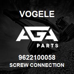 9622100058 Vogele SCREW CONNECTION | AGA Parts