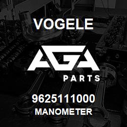 9625111000 Vogele MANOMETER | AGA Parts