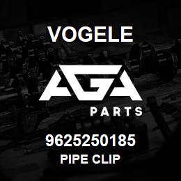 9625250185 Vogele PIPE CLIP | AGA Parts