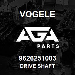 9626251003 Vogele DRIVE SHAFT | AGA Parts